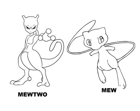 pics of mewtwo|mew and mewtwo coloring page.